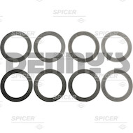 Dana Spicer 701140X Pinion Shim Kit 8 shims fits Jeep JK Dana 30 front, Jeep JK Dana 44 front and rear